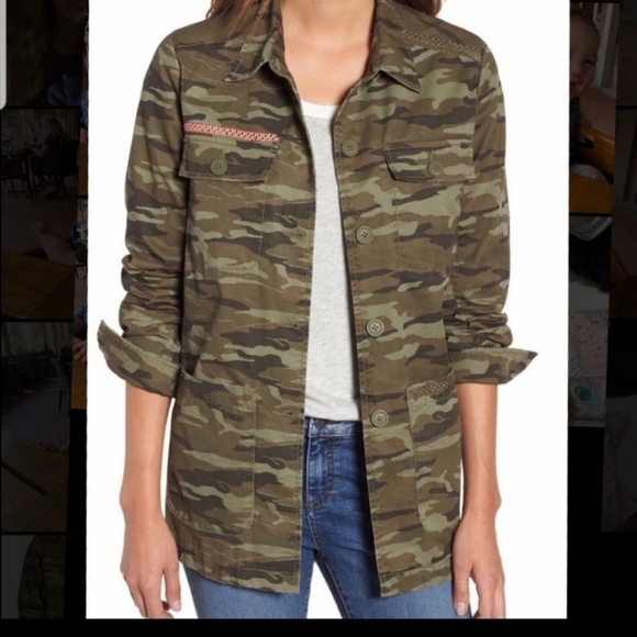 Caslon Jackets & Blazers - Caslon Camo utility jacket